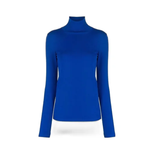 Funnel-Neck Long-Sleeve Top