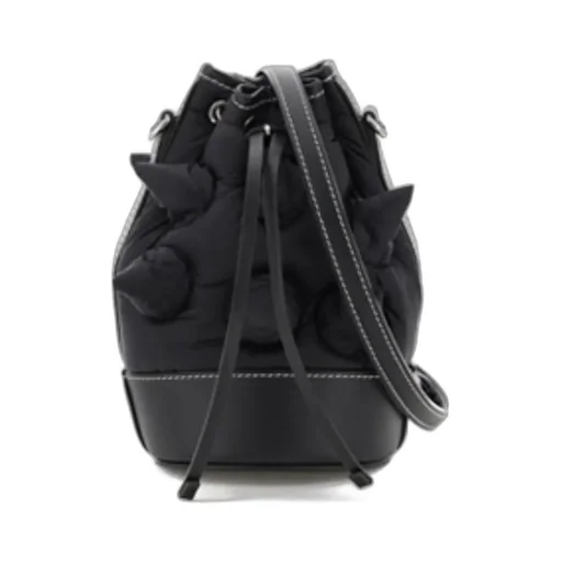 Black Riveted Shoulder Bag