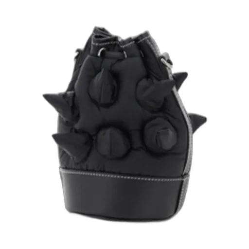 Black Riveted Shoulder Bag