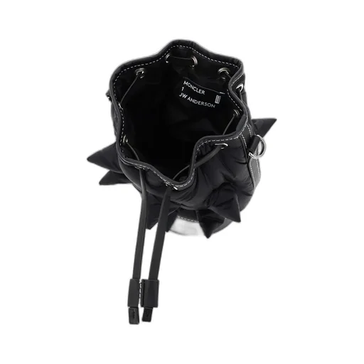 Black Riveted Shoulder Bag