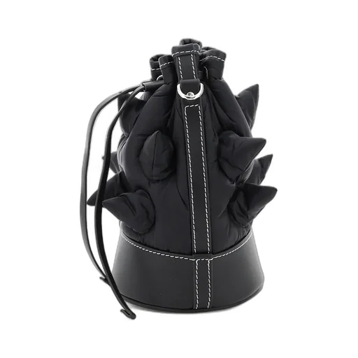 Black Riveted Shoulder Bag