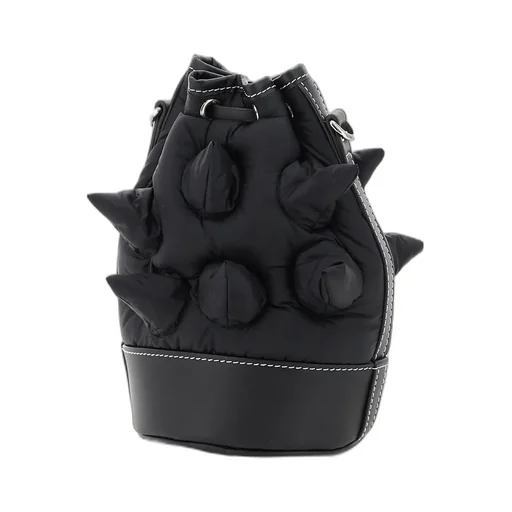 Black Riveted Shoulder Bag