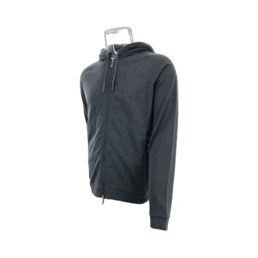 Long-Sleeved Zipper Hooded Sweater