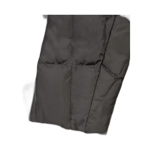 Medium And Long Style Plaid Down Jacket