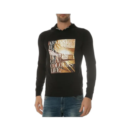 Hooded Printed Sweater