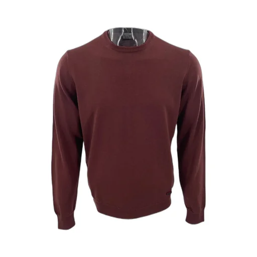 Round-Neck Long-Sleeved Sweater