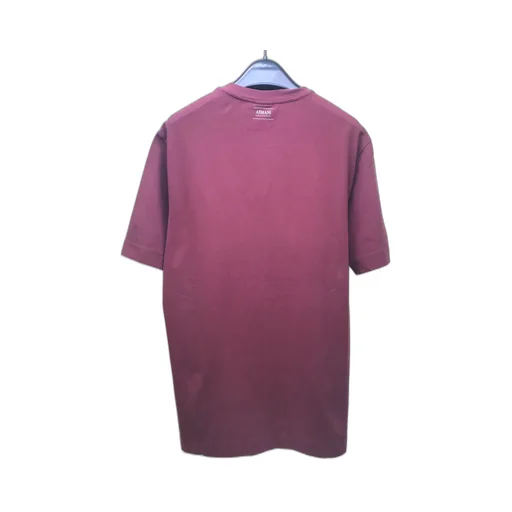 Logo Printed Round-Collar Short-Sleeved T-Shirt