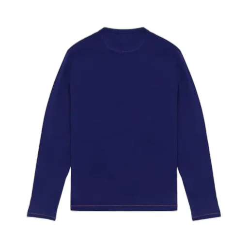 T-Shirt With Round Neck And Long Sleeves