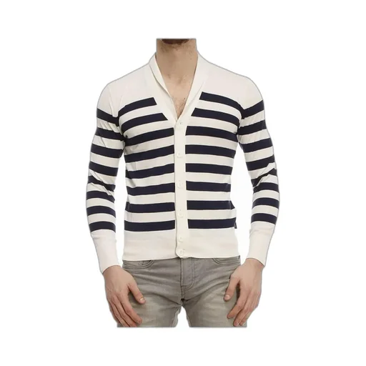 Striped Knitted Cardigan