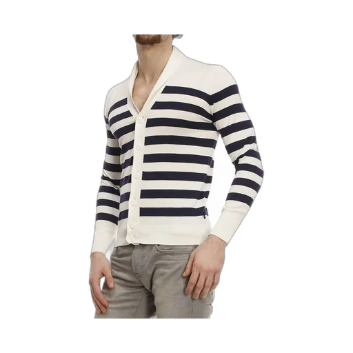 Striped Knitted Cardigan