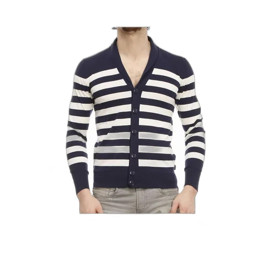 Striped Knitted Cardigan