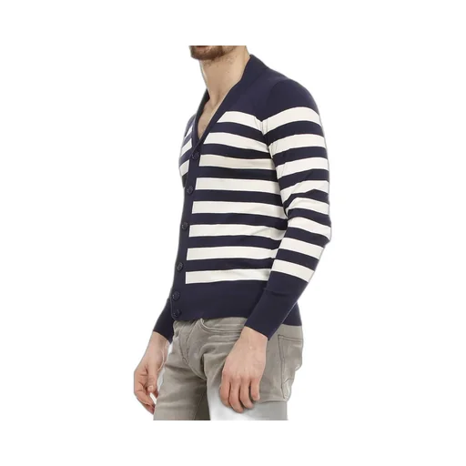 Striped Knitted Cardigan