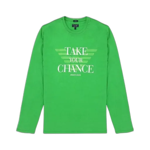 T-Shirt With Round Neck And Long Sleeves