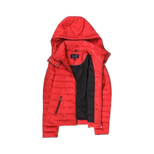 Logo Hooded Down Jacket