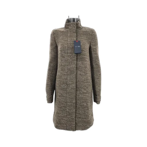 Long-Sleeved High-Neck Coat