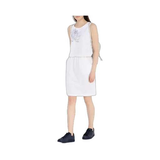 Sleeveless Printed Dress