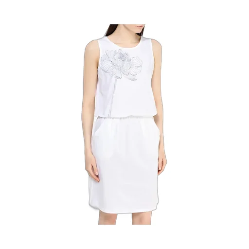 Sleeveless Printed Dress