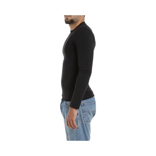 Round Collar And Long-Sleeved T-Shirt