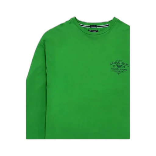 T-Shirt With Round Neck And Long Sleeves