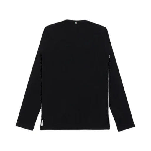 T-Shirt With Round Neck And Long Sleeves