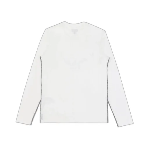 Round Collar And Long-Sleeved T-Shirt