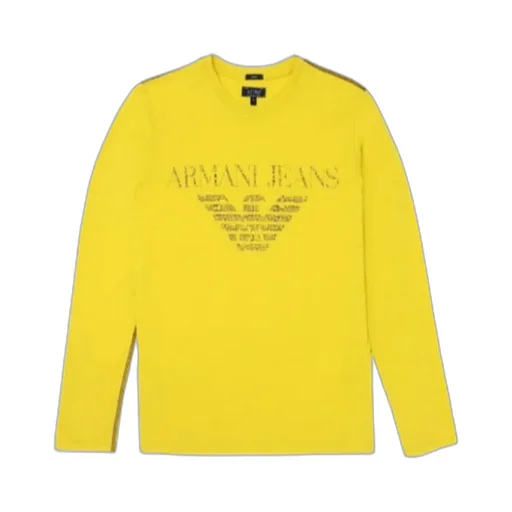 T-Shirt With Round Neck And Long Sleeves
