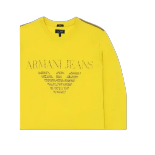 T-Shirt With Round Neck And Long Sleeves