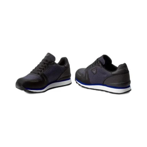 Stitching Lace-Up Casual Sneakers
