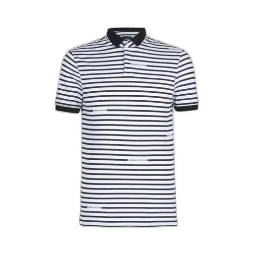 Horizontal Striped Polo Shirt