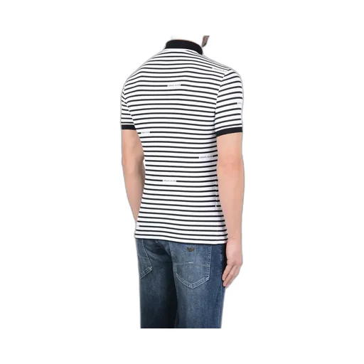 Horizontal Striped Polo Shirt