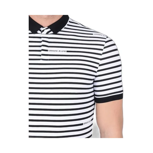 Horizontal Striped Polo Shirt