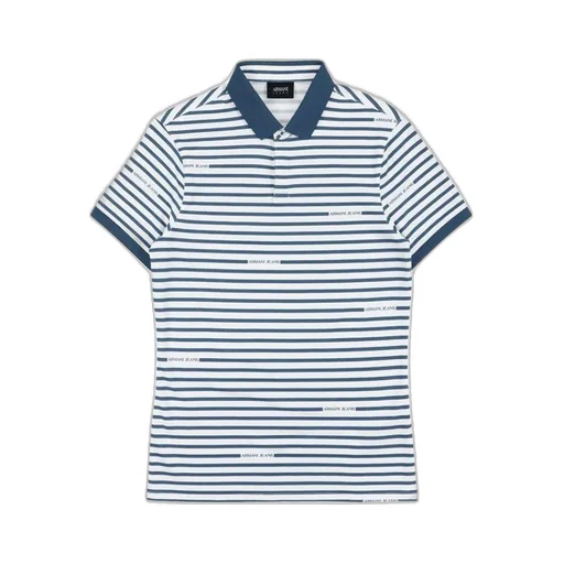 Horizontal Striped Polo Shirt