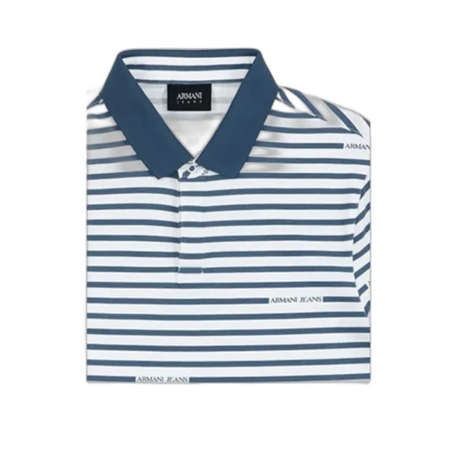 Horizontal Striped Polo Shirt