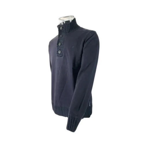 High-Necked Long-Sleeved Sweater