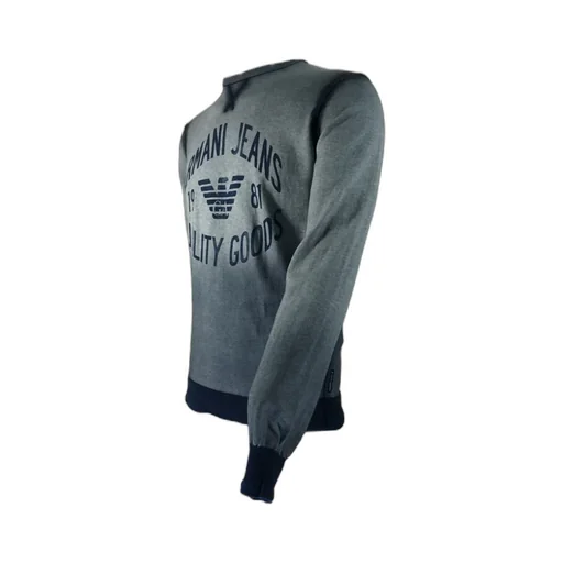 Round-Collar And Long-Sleeved Sweater