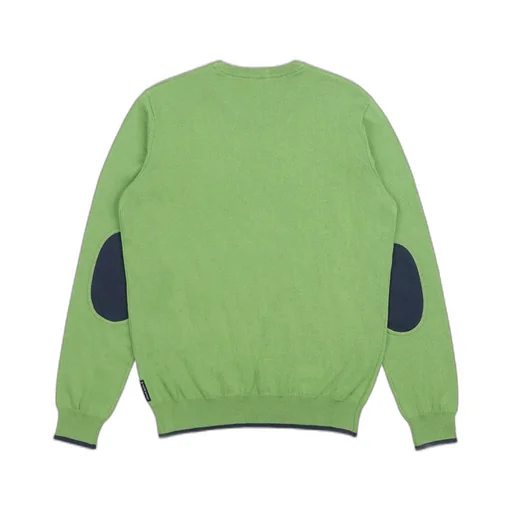 Round Neck Patch Pullover