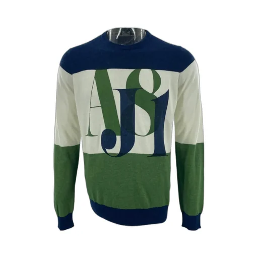 Round-Collar And Long-Sleeved Sweater