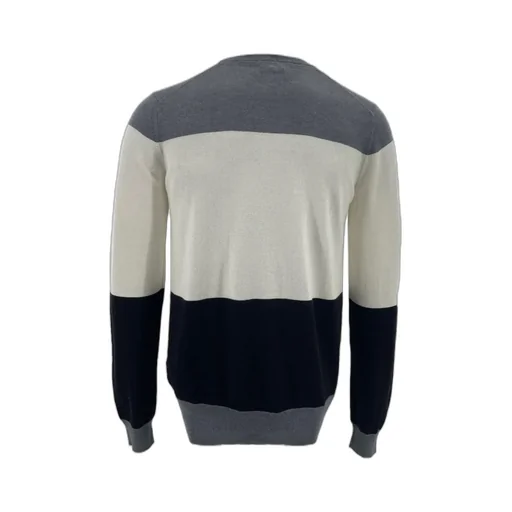 Round-Collar And Long-Sleeved Sweater