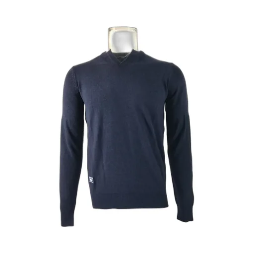 Long-Sleeved Contrasting Sweater