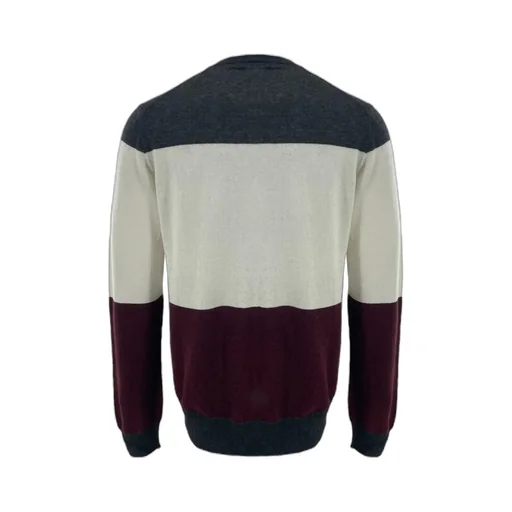 Round-Collar And Long-Sleeved Sweater