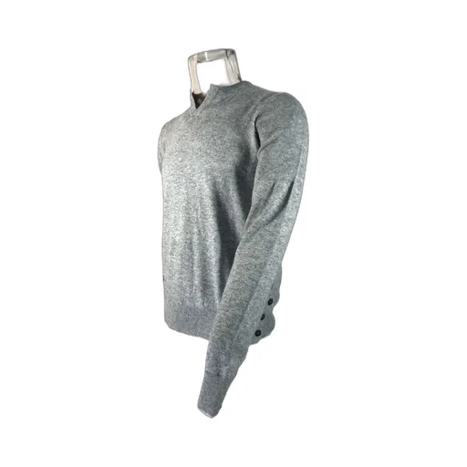 Long-Sleeved Contrasting Sweater