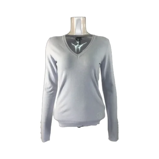 V-Neck Long-Sleeved Sweater