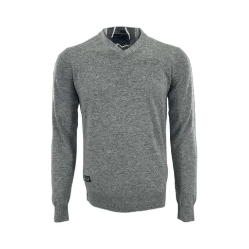 V-Neck Long-Sleeved Sweater