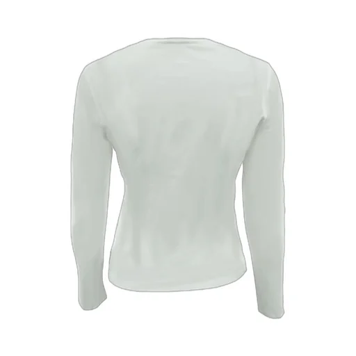 Round Collar And Long-Sleeved T-Shirt
