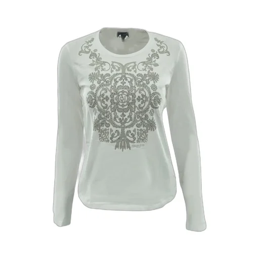 Round Collar And Long-Sleeved T-Shirt