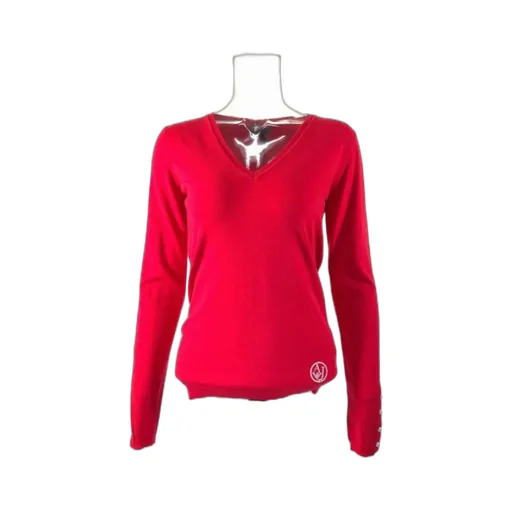 V-Neck Long-Sleeved Sweater