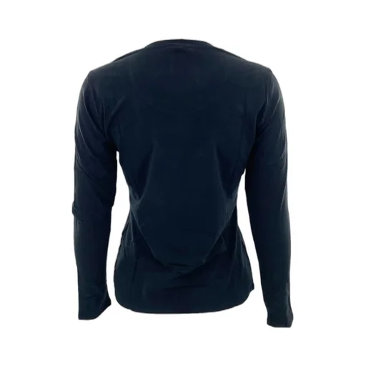 Round Collar And Long-Sleeved T-Shirt
