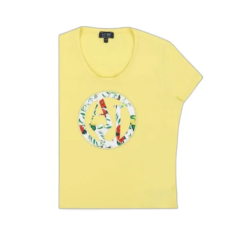 Printed T-Shirt With Round Neck