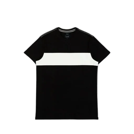 Open-Necked Black Shirt