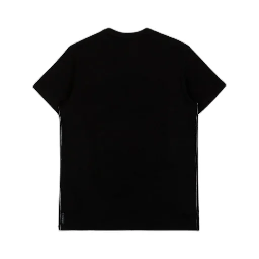 Open-Necked Black Shirt